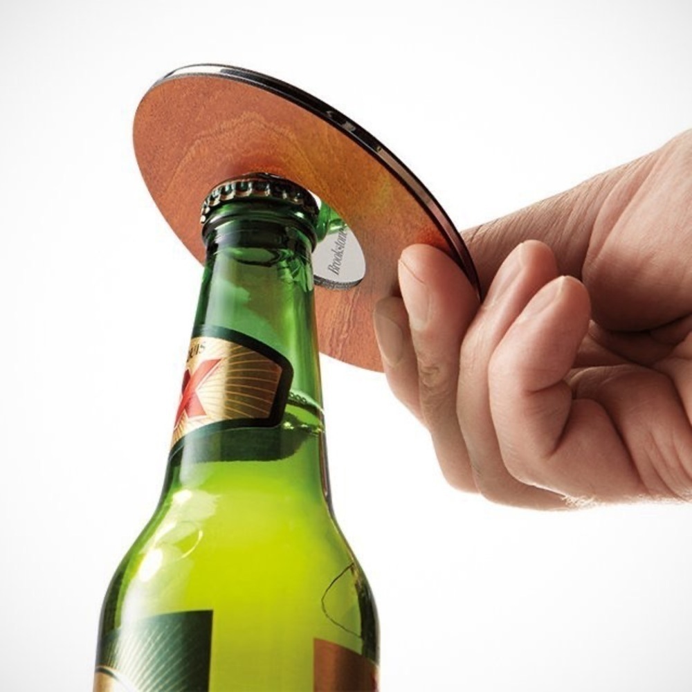 Brookstone Coasters with opener set | Dining | cocktail
